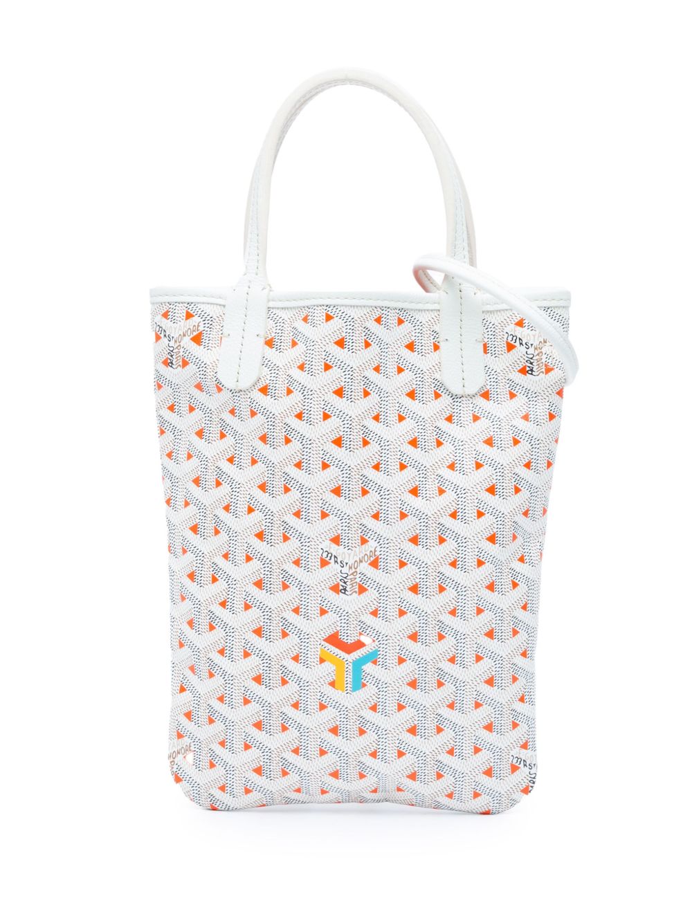 Goyard Pre-Owned 2022 Goyardine Poitiers Claire Voie satchel - White