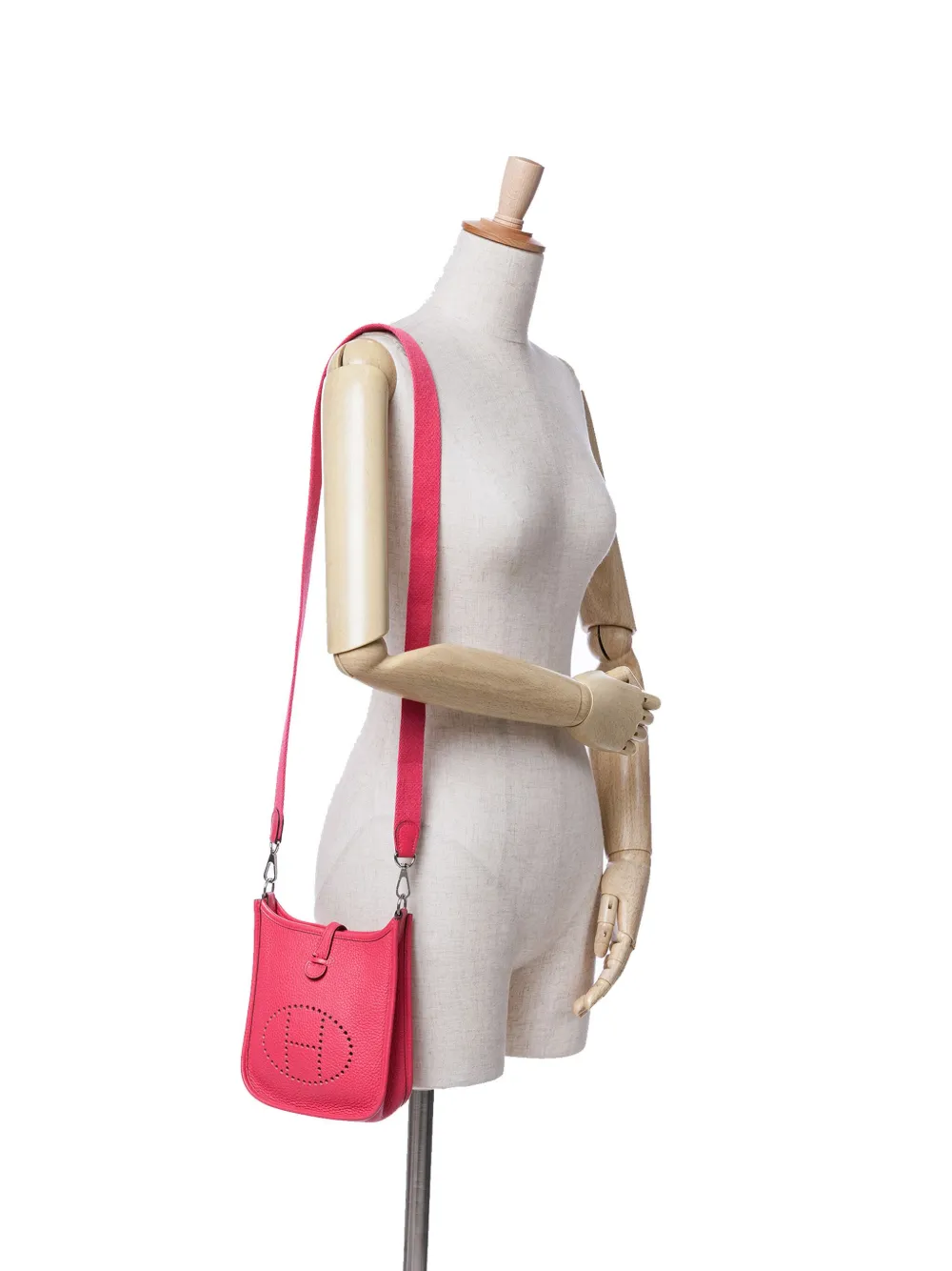 Hermès Pre-Owned 2021 Clemence Evelyne TPM crossbodytas - Roze