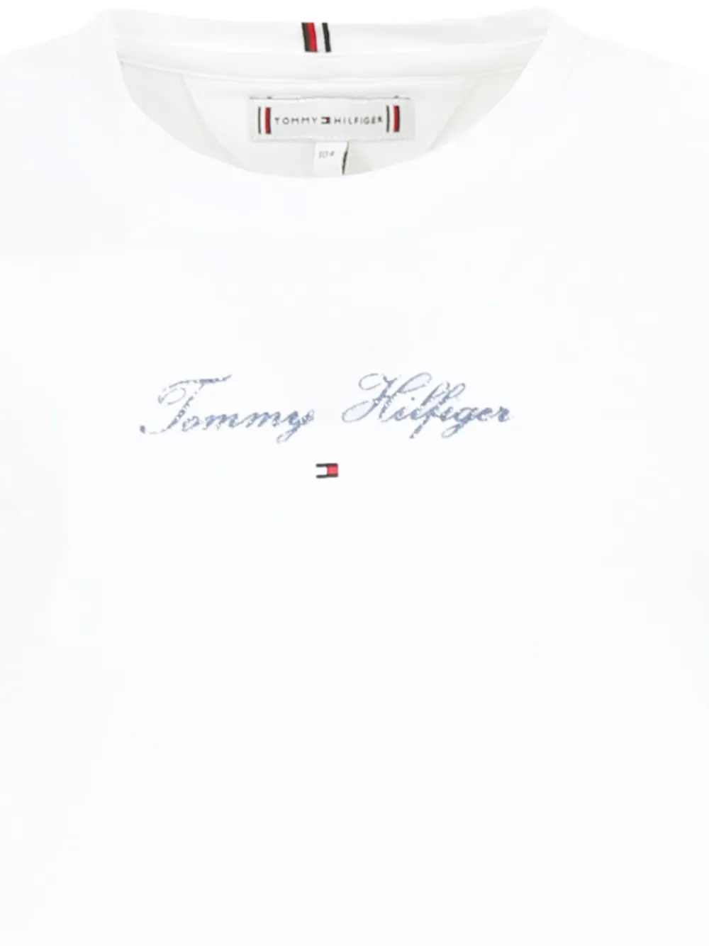 Tommy Hilfiger Junior T-shirt met geborduurd logo Wit