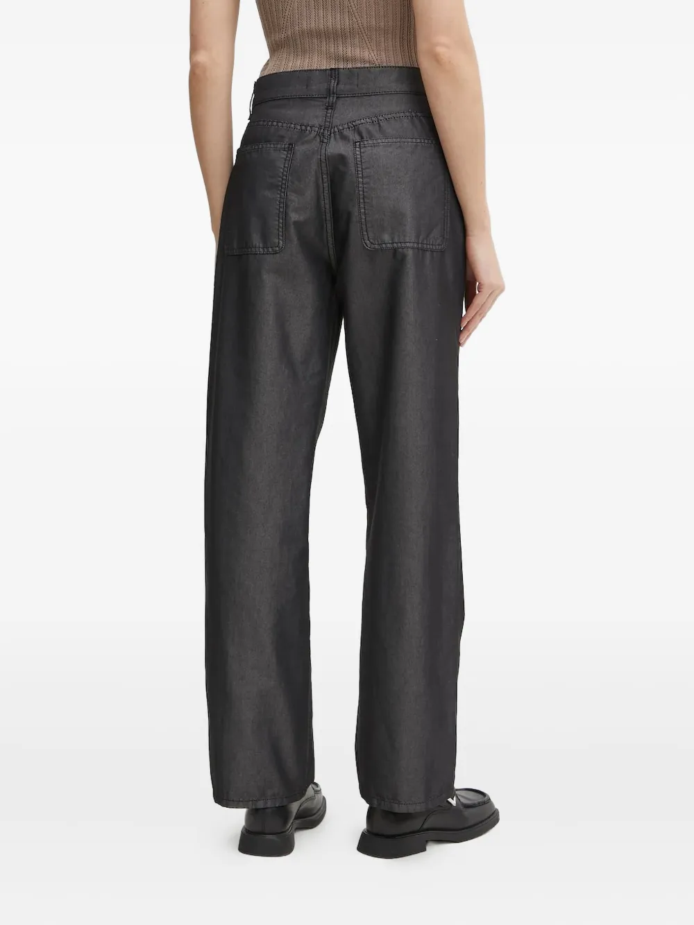 Won Hundred cotton-blend trousers - Zwart