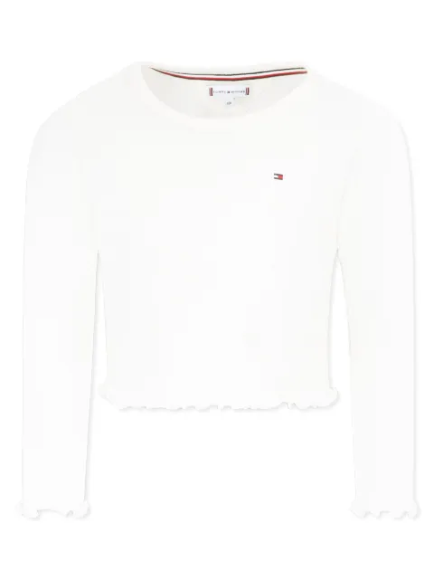 Tommy Hilfiger Junior playera con logo bordado