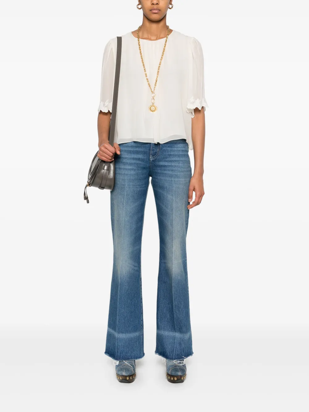 Chloé silk blouse - Wit