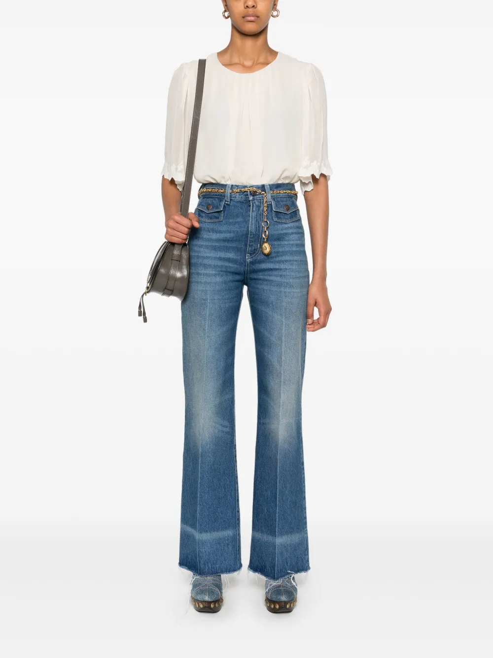 Chloé Flared jeans - Blauw