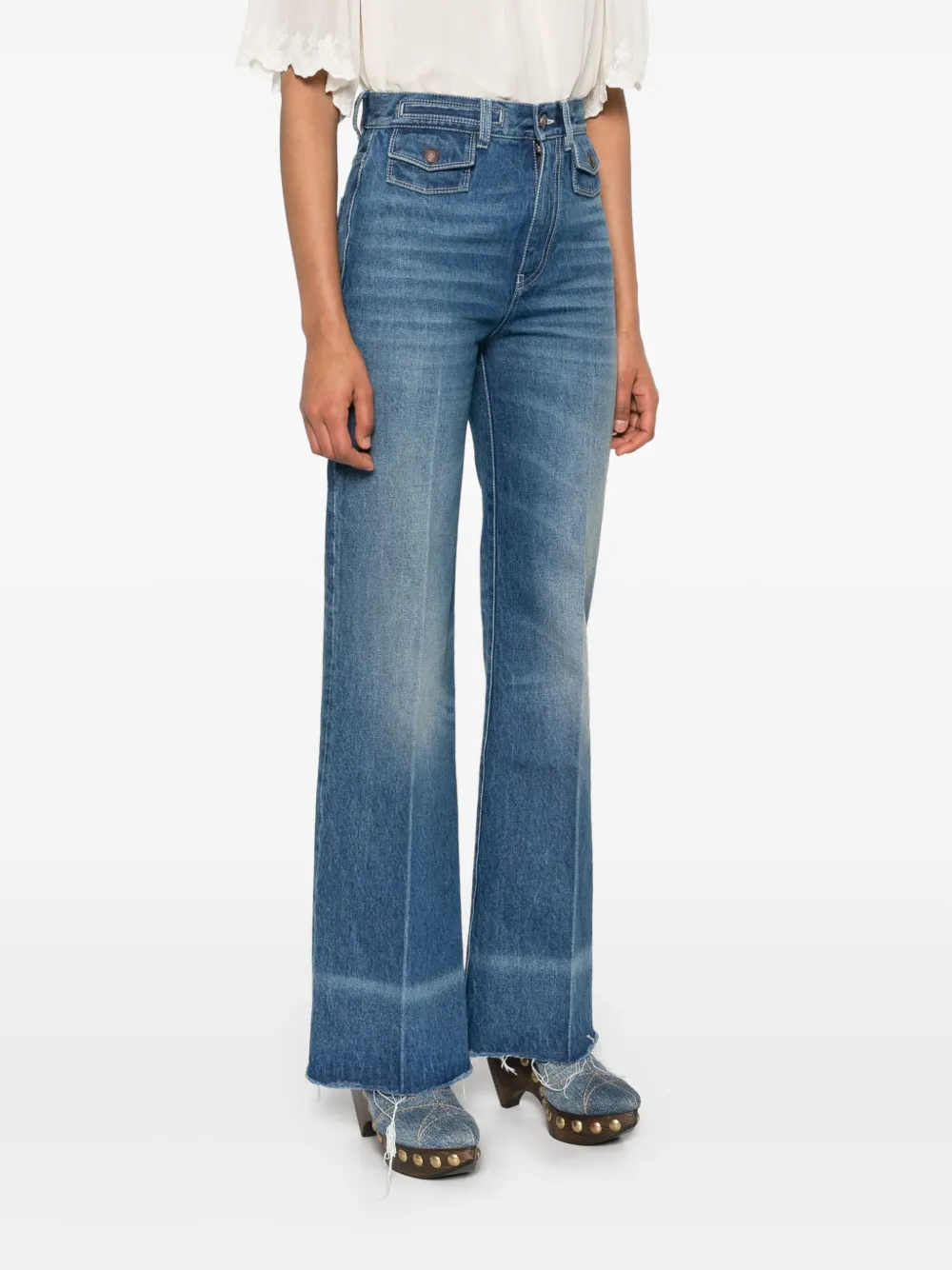 Chloé Flared jeans Blauw