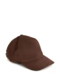 Isaia lambskin cap - Brown