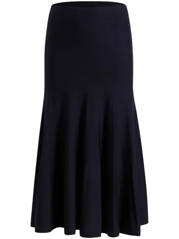 Khaite Mayu Skirt in Blue