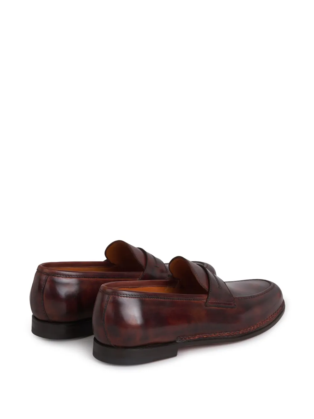 Bontoni Leren loafers Bruin