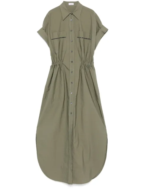 Brunello Cucinelli A-line midi dress