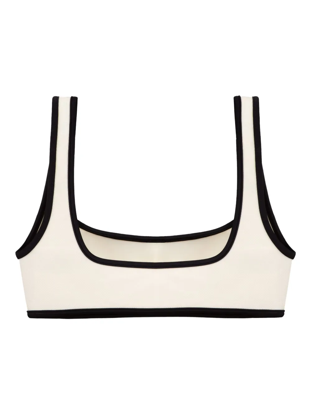 Lenny Niemeyer Square-neck Bikini Top In Neutral
