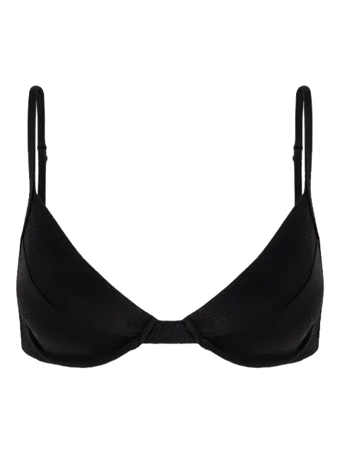 Lenny Niemeyer textured triangle bikini top