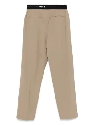 パンツ MSGM Woman Pants White 3841MDP16257106 02 3841MDP11Y_257126_02_01_fe6d62