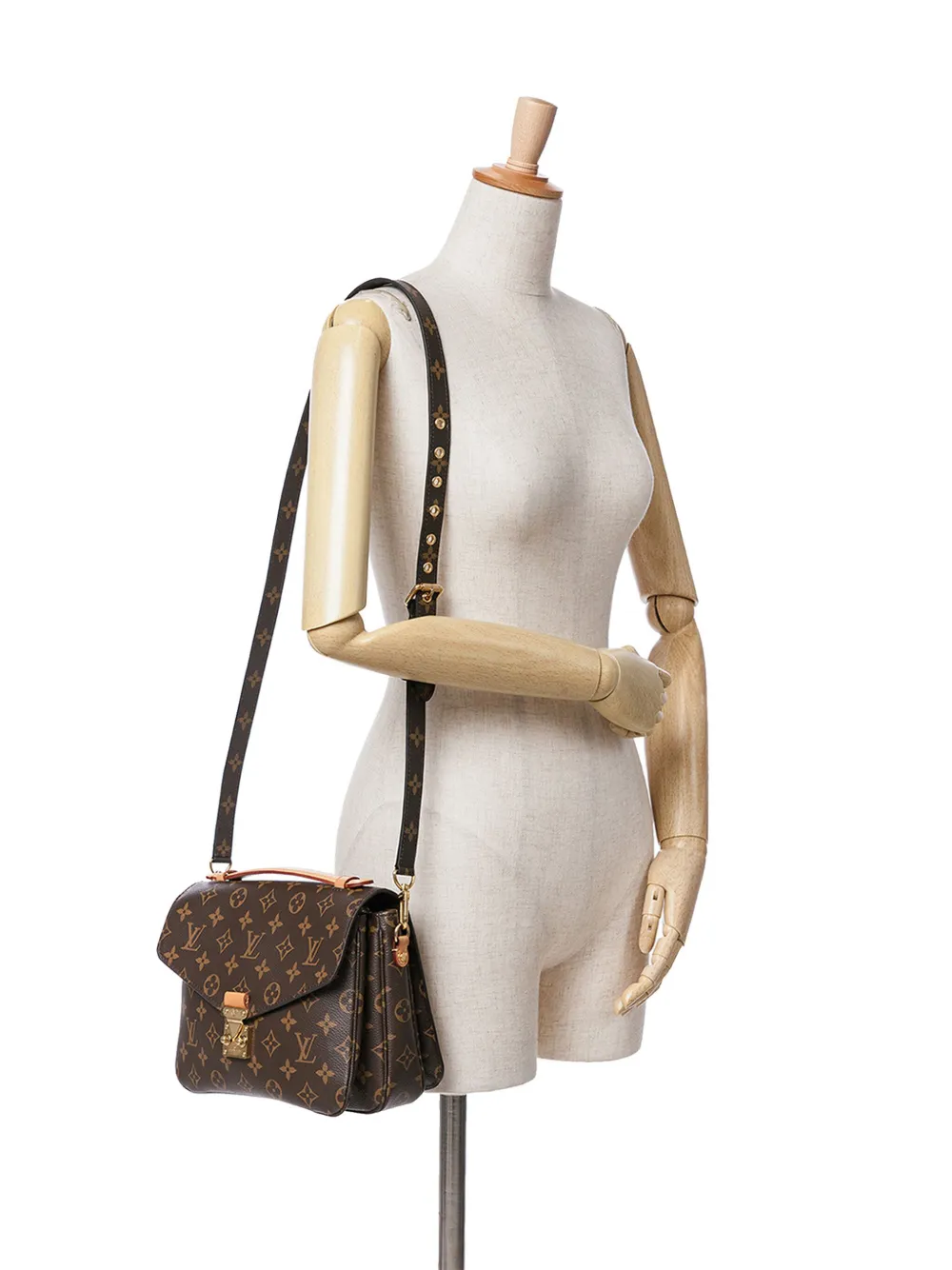 Louis Vuitton Pre-Owned 2018 Monogram Pochette Metis boekentas - Bruin