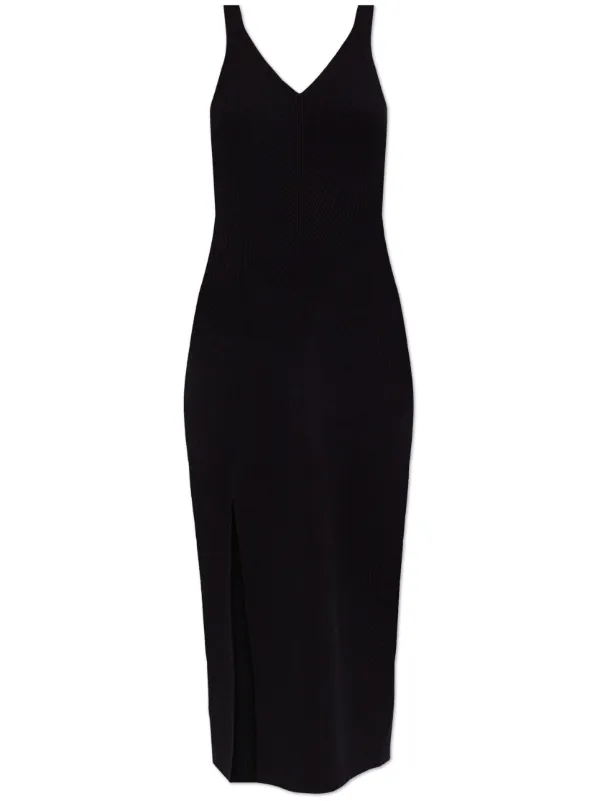 strapless open back dress Ribbed Cami Maxi Dress Ivory Xs/S