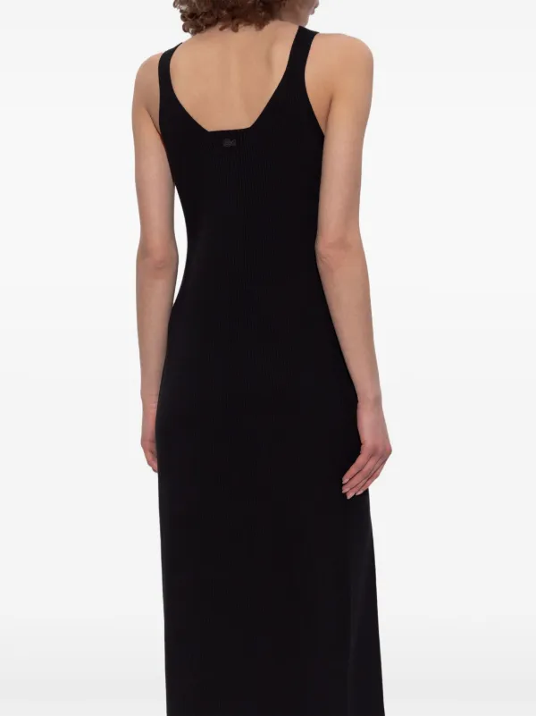 strapless open back dress PRETTYGARDEN Women's Ribbed Maxi Bodycon Dress Summer Strapless Tube Y