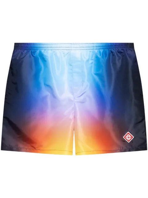 Casablanca shorts de playa con efecto degradado