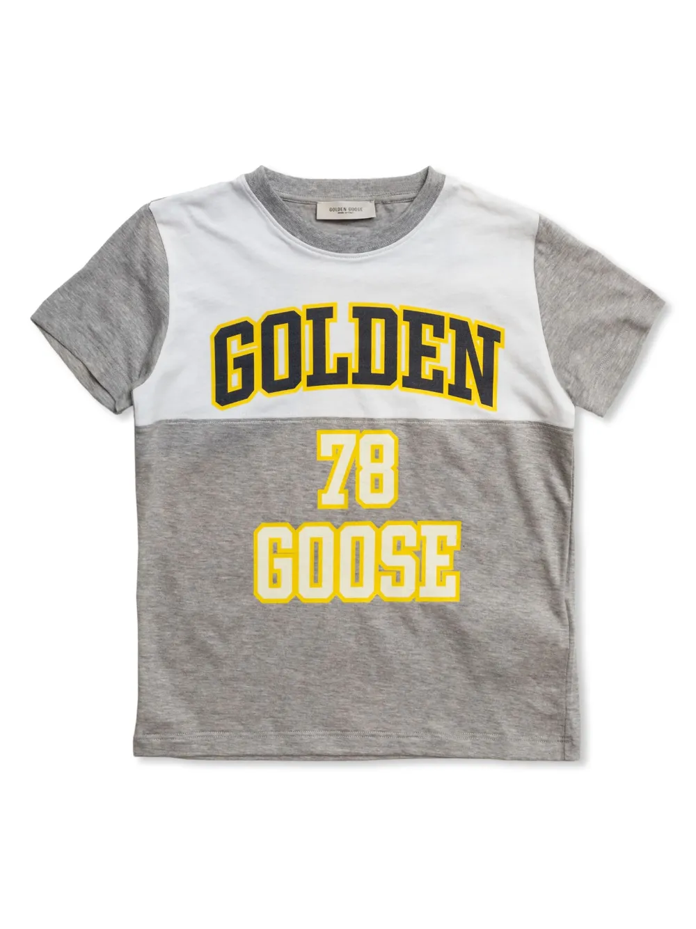 Golden Goose Kids Katoenen T-shirt Grijs