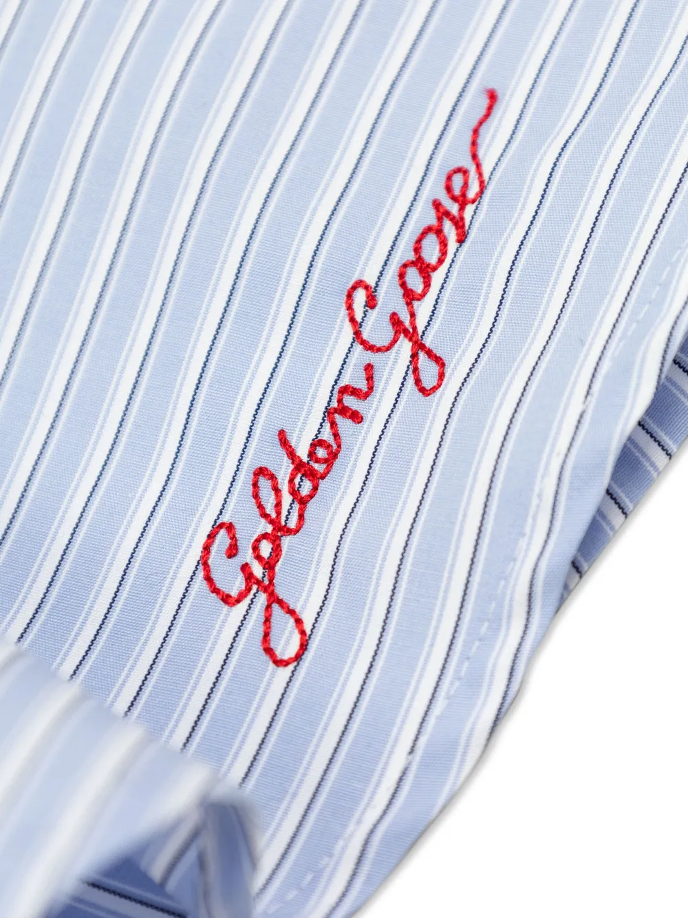 Golden Goose Kids Gestreepte rok Blauw