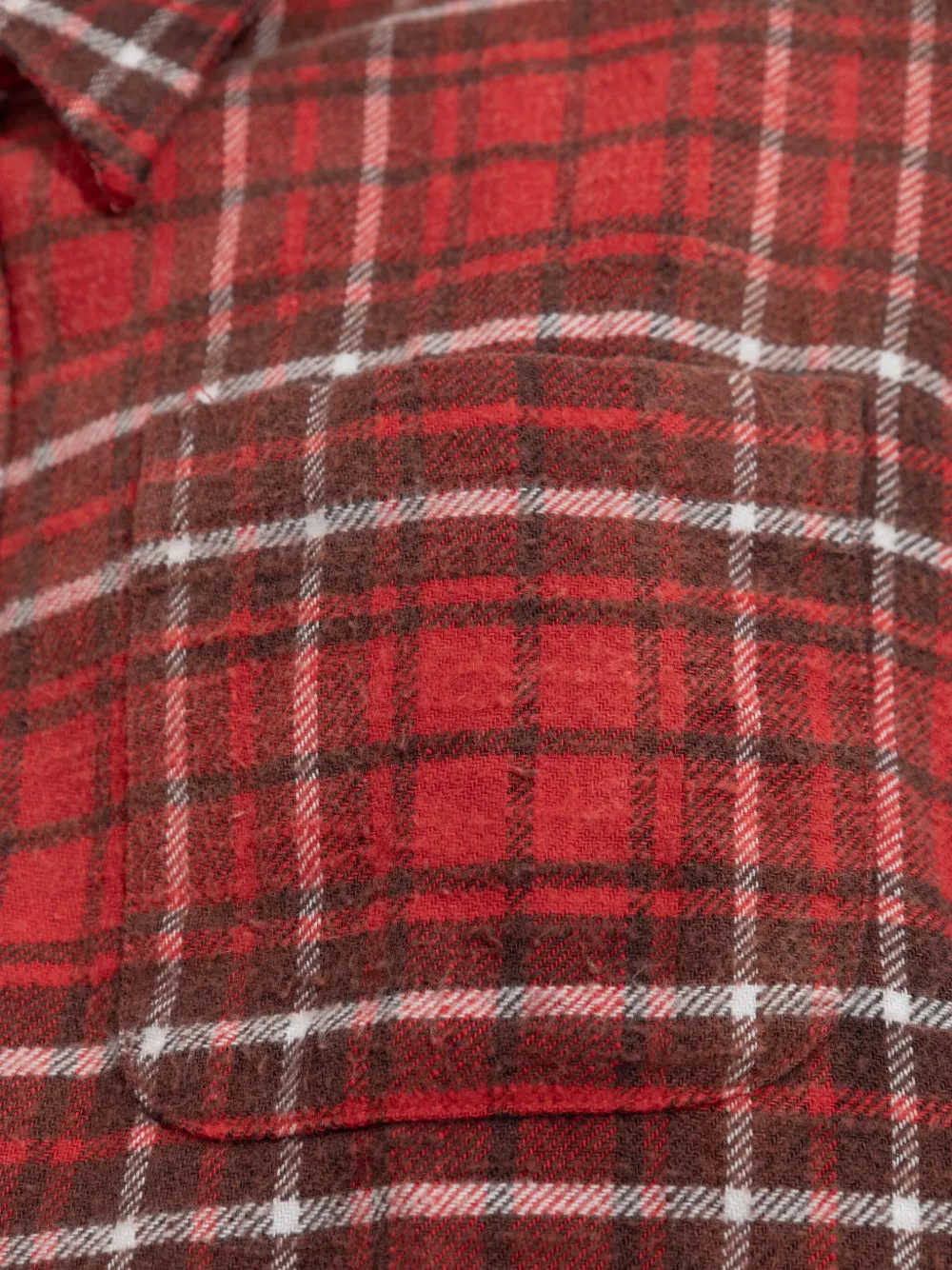 R13 Geruit blouse Rood