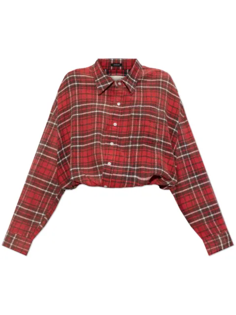 R13 checked shirt