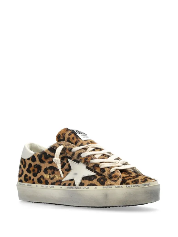 スニーカー Golden  FW25 HI STAR (GWF00118F007517 60608) Women's Hi Star sneakers with silver heel tab | Golden Goose