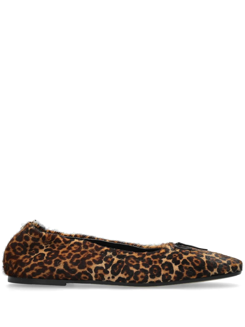 Golden Goose leopard-print ballet flats Brown