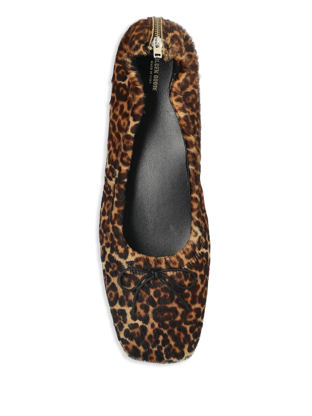 Golden Goose leopard-print ballet flats Brown