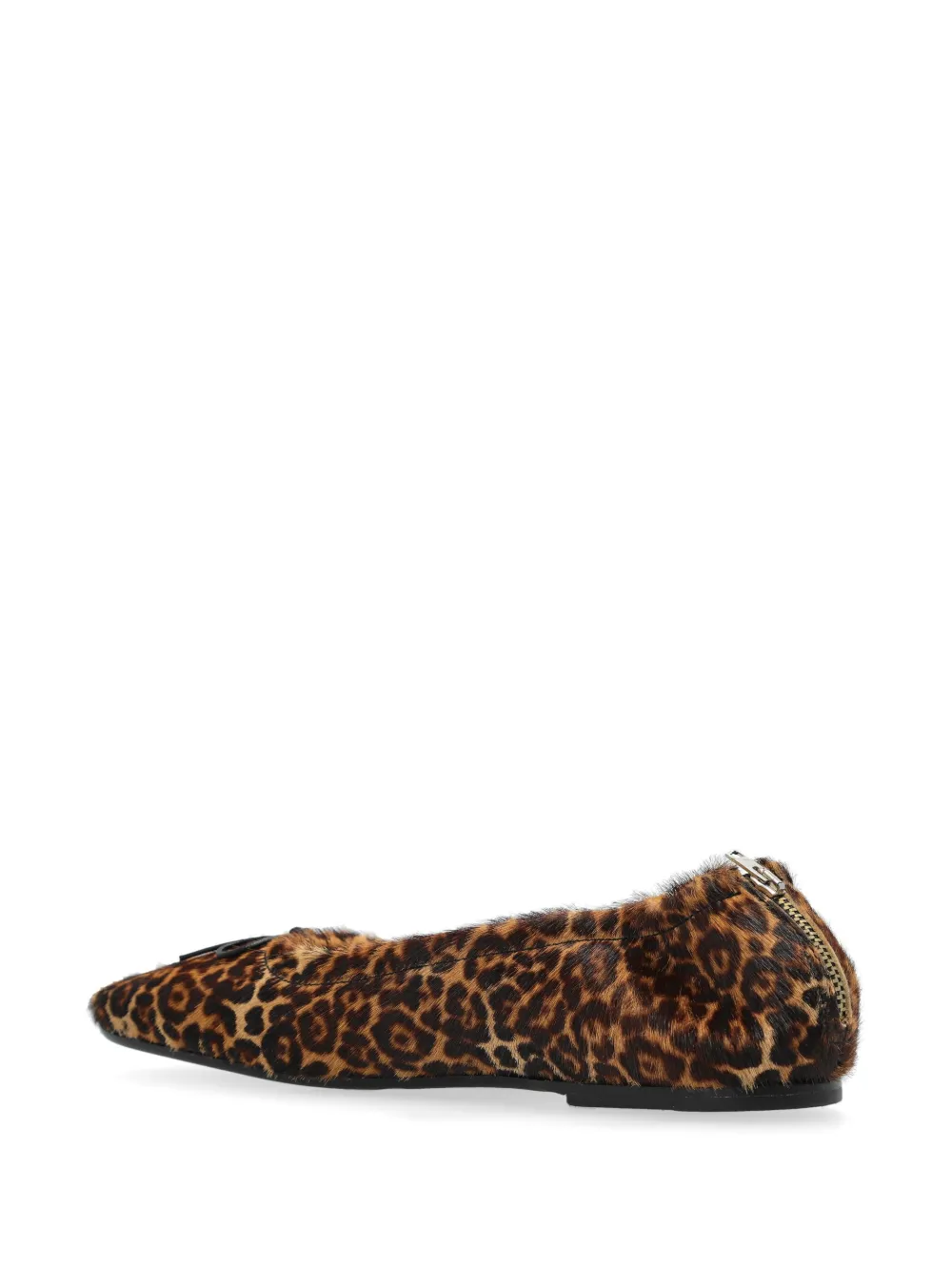 Golden Goose leopard-print ballet flats Brown