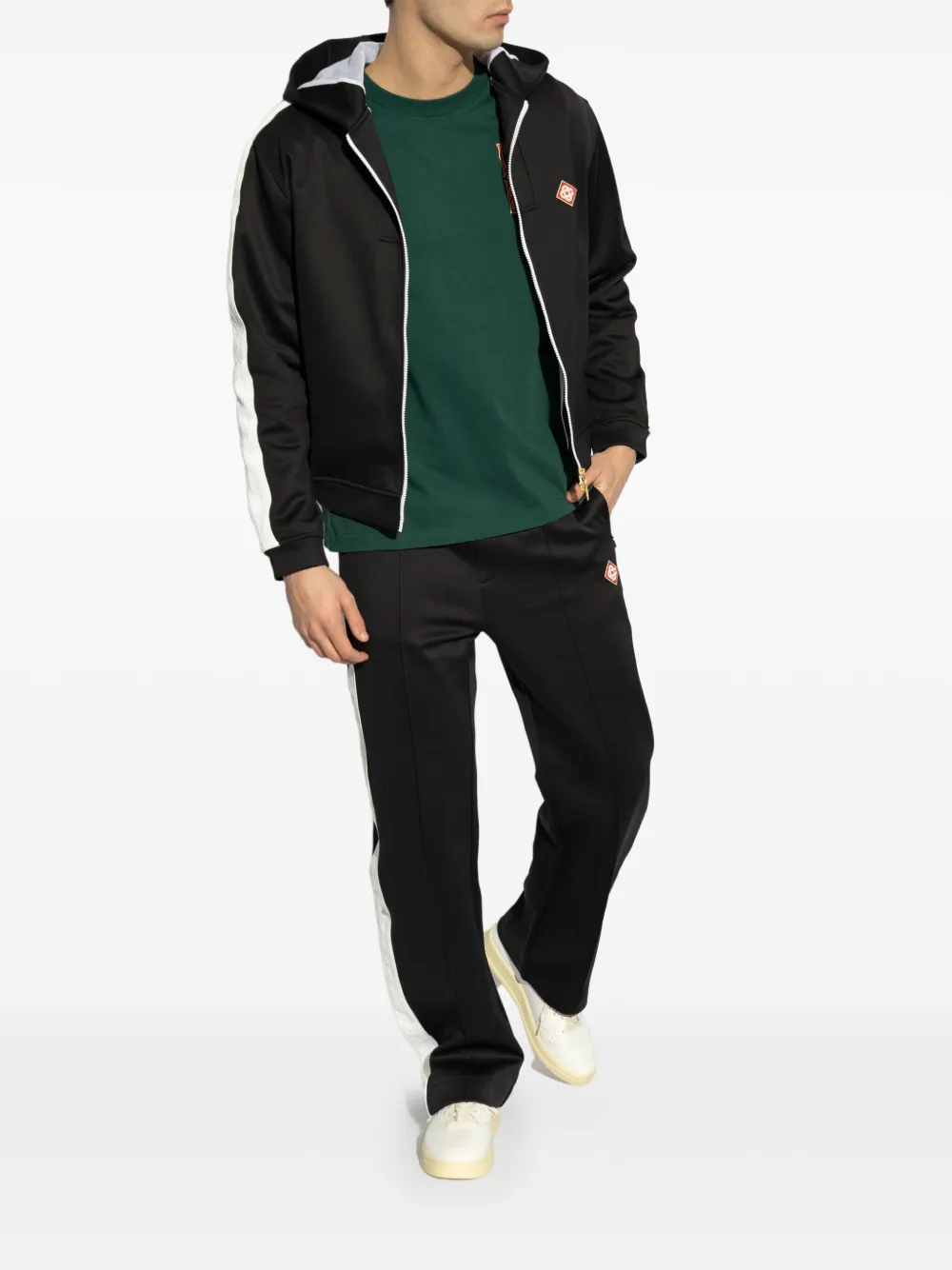 Casablanca Scuba hoodie Zwart