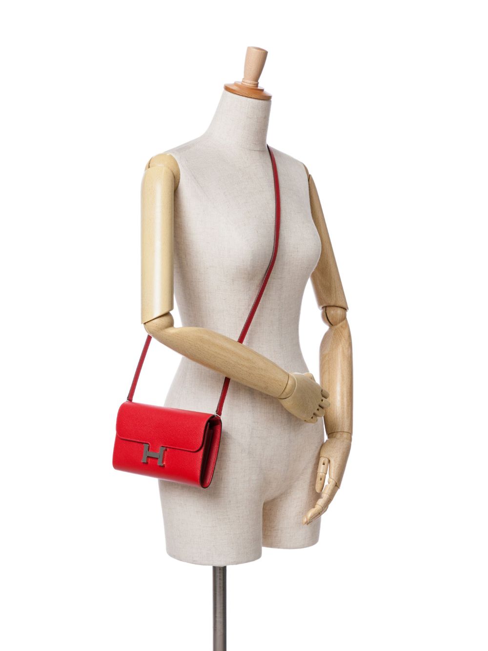 Hermès Pre-Owned 2021 Epsom Constance Long To Go crossbodytas - Rood