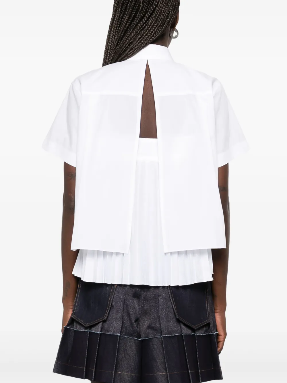 sacai Katoenen blouse Wit