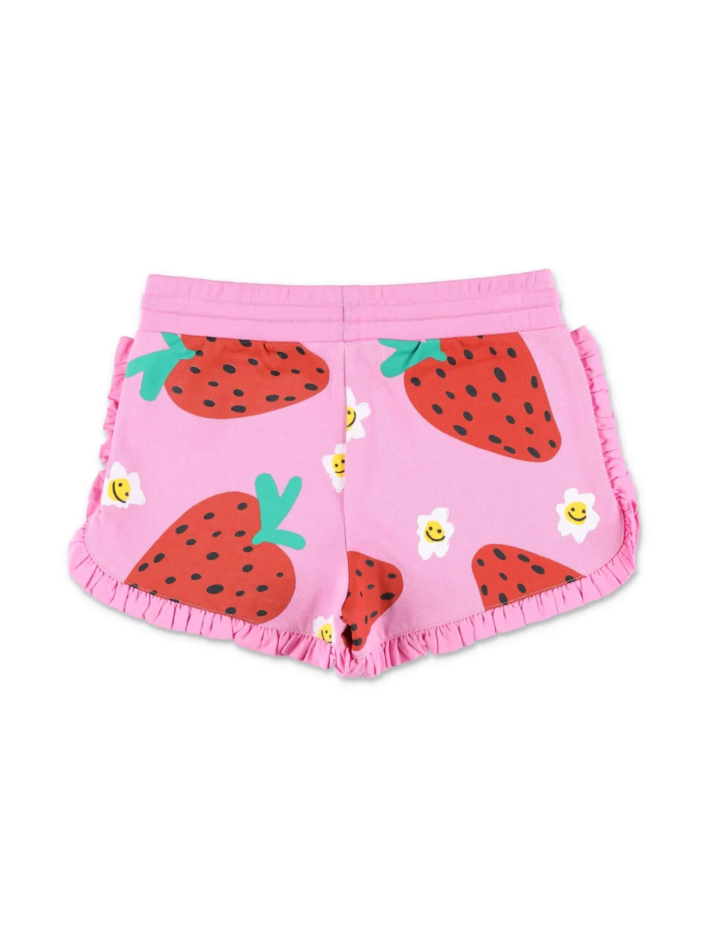 Stella McCartney Kids Shorts met aardbeienprint Roze