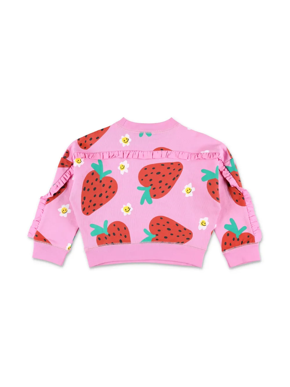 Stella McCartney Kids Shorts met aardbeienprint Roze