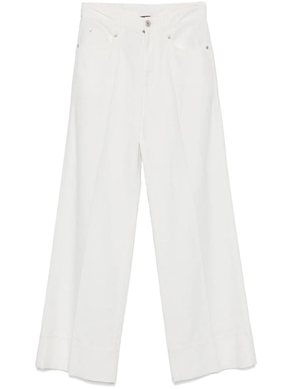 Brunello Cucinelli wide-leg trousers | White | Image 1