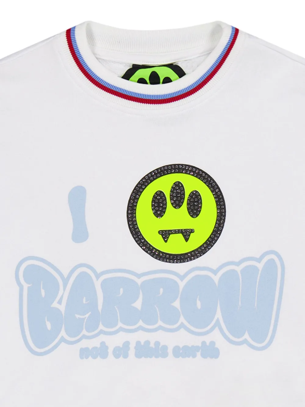 Barrow kids Sweater met logo Wit