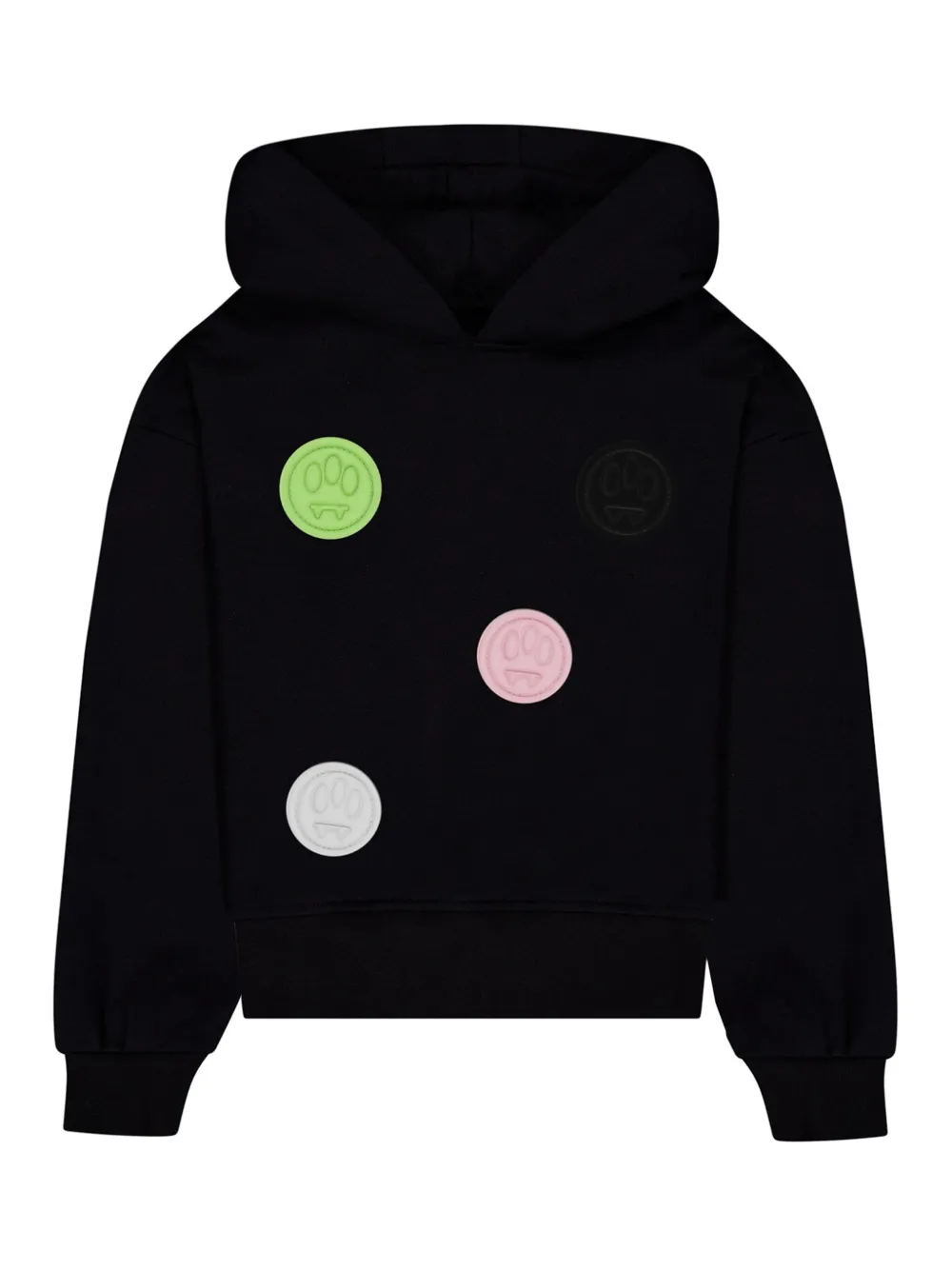 Barrow kids Hoodie met logopatch Zwart