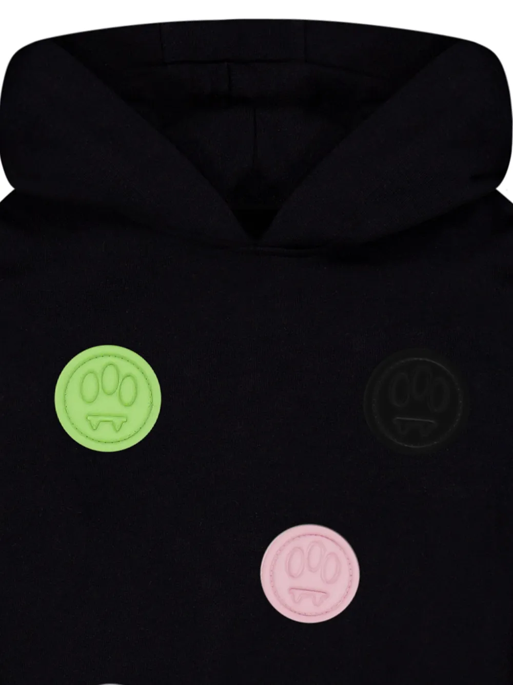 Barrow kids Hoodie met logopatch Zwart
