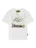 Barrow kids sneakers-print T-shirt - White