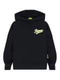 Barrow kids logo-print hoodie - Black