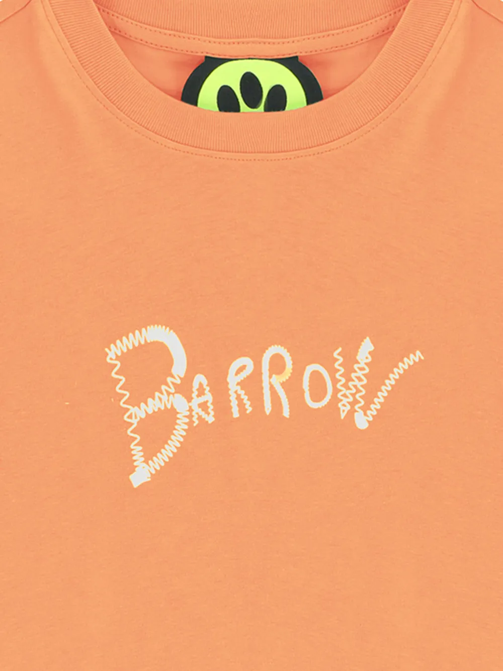 Barrow kids T-shirt met logo Oranje