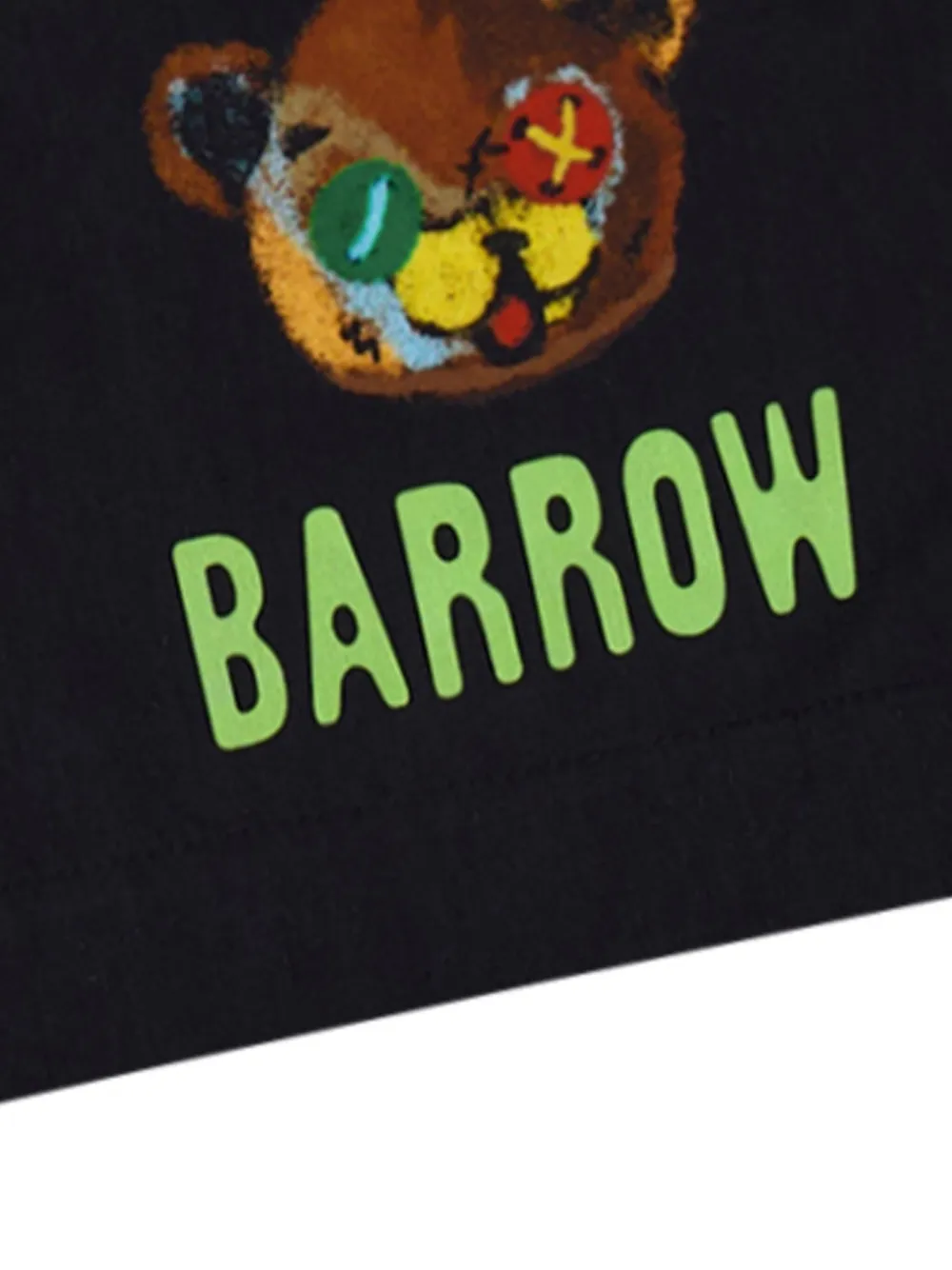 Barrow kids Shorts met grafische print Zwart