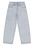 Barrow kids straight-leg jeans - Blue