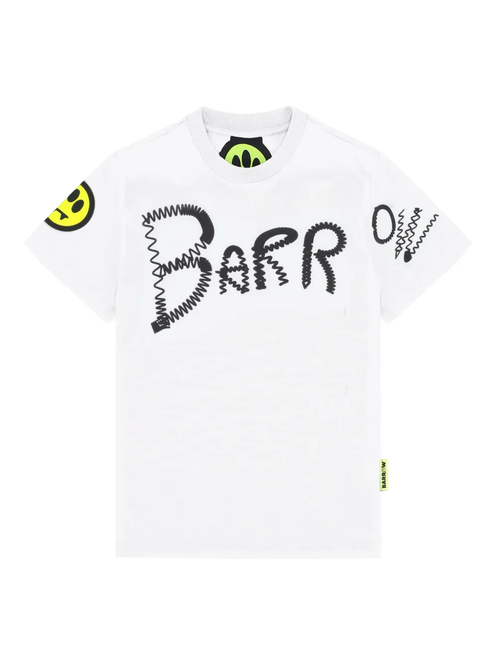 Barrow kids T-shirt met logoprint Wit