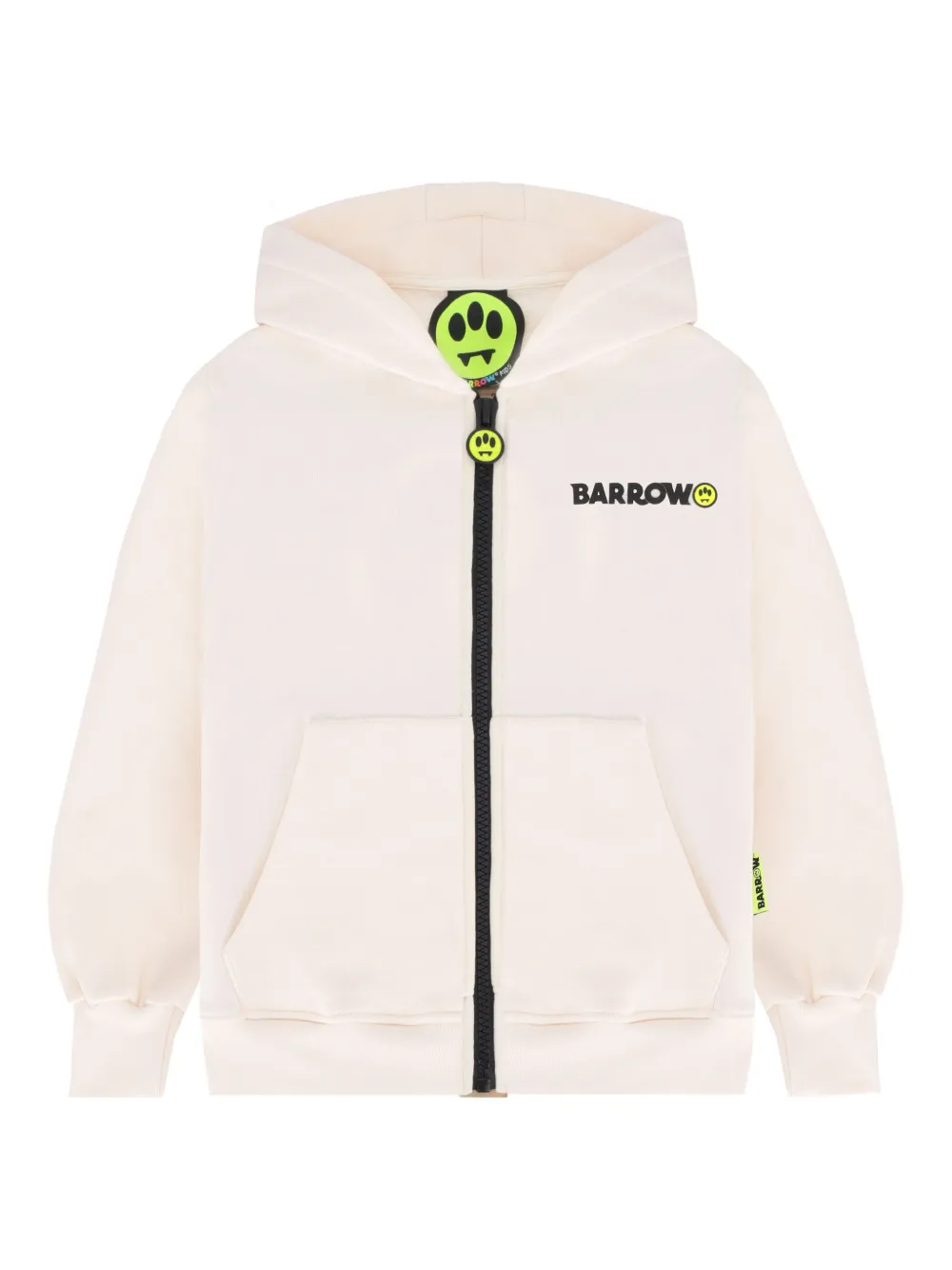 Barrow kids Hoodie met logoprint Wit