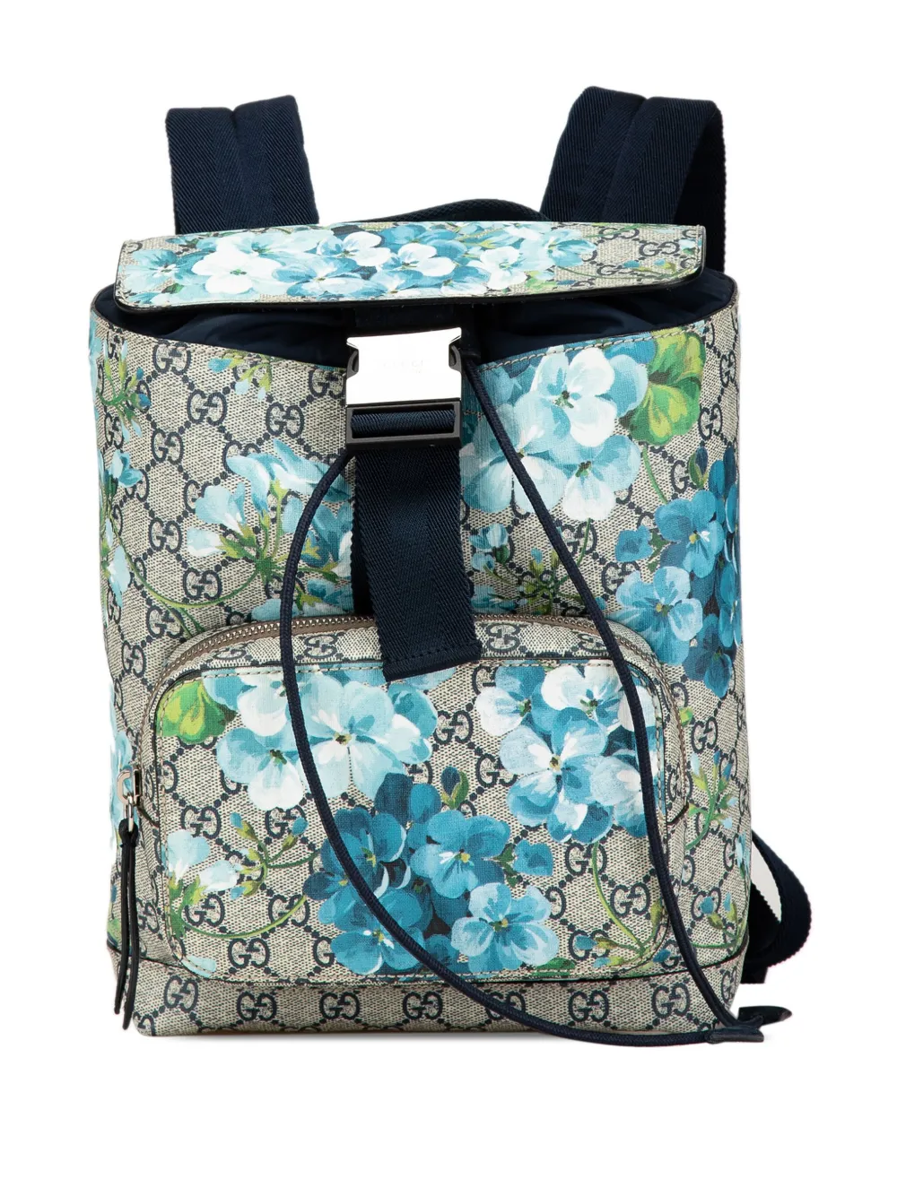 2000-2015 Small GG Supreme Blooms Single Buckle backpack