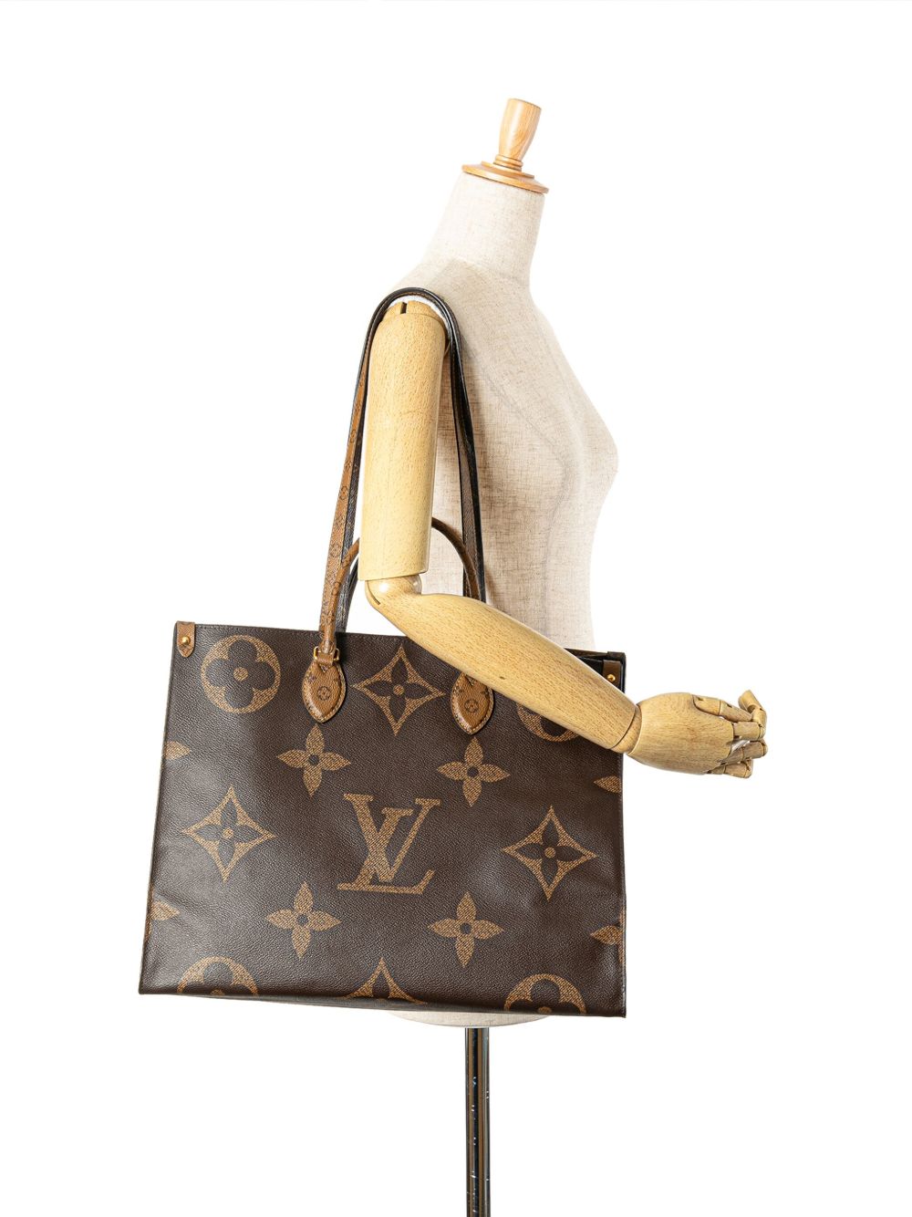 Louis Vuitton Pre-Owned 2019 Giant OnDego GM boekentas met monogram - Bruin