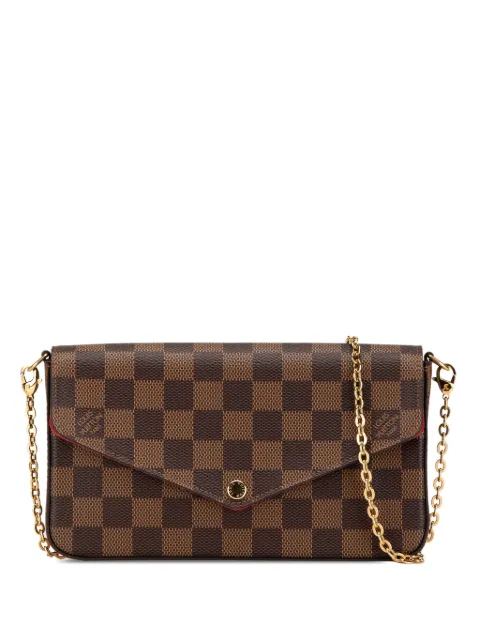 Louis Vuitton Pre-Owned bolsa crossbody Damier Ebene Pochette Felicie 2019