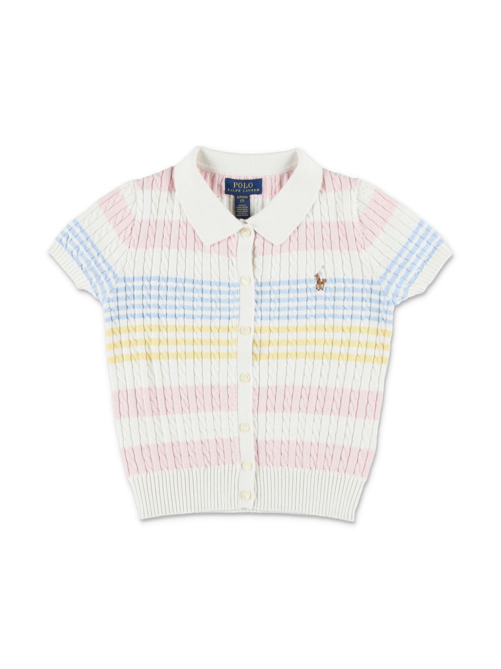 POLO RALPH LAUREN KIDS Gestreept vest en rok - Wit