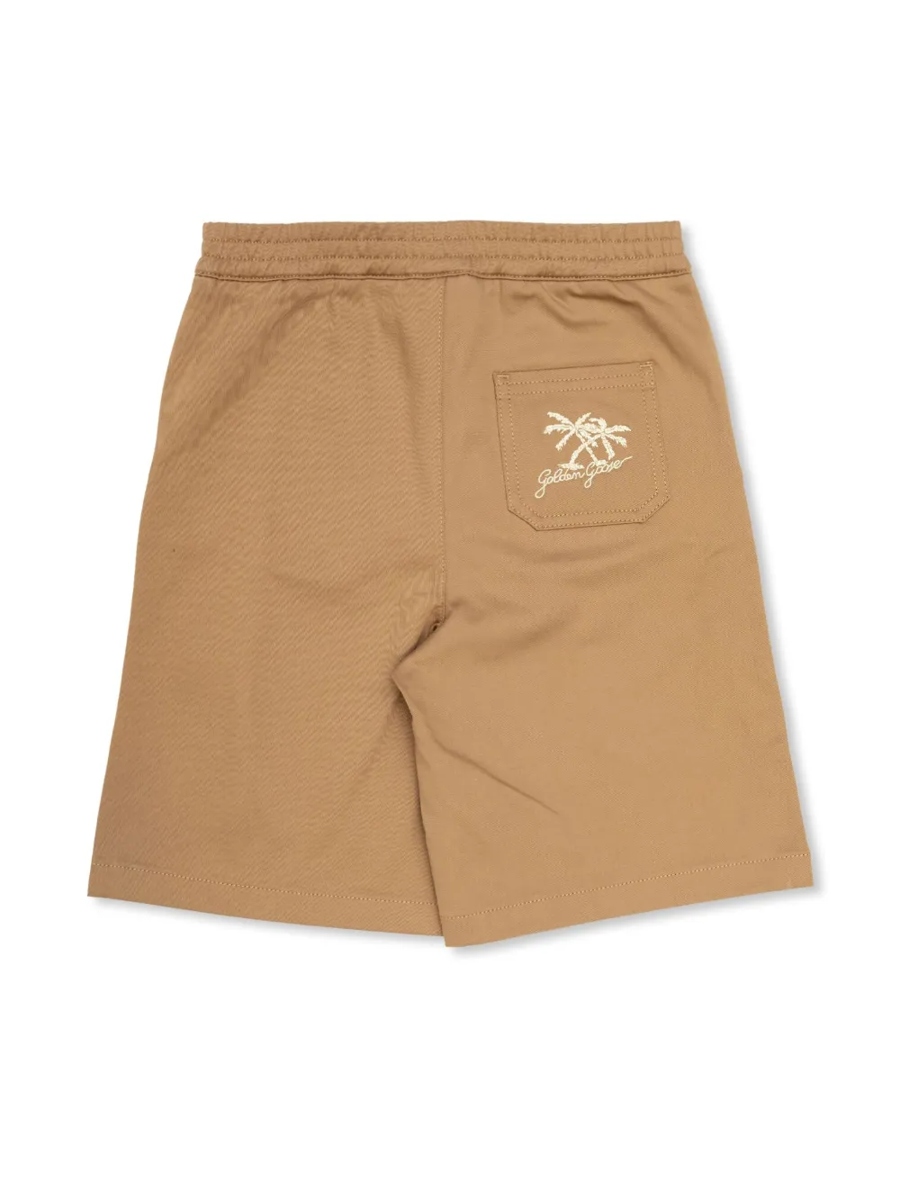 Golden Goose Kids Shorts met geborduurd logo - Beige