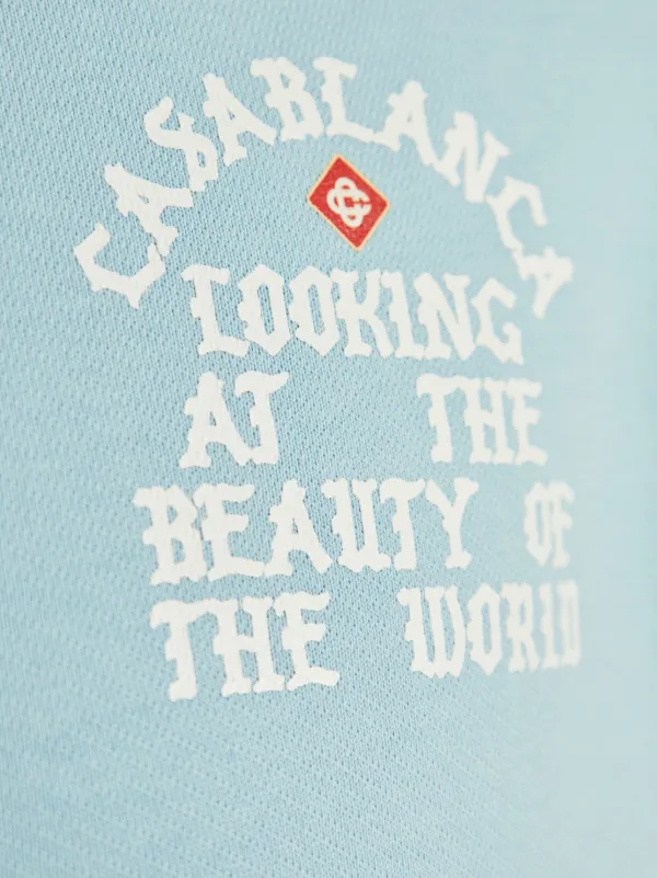Casablanca The Beauty Of The World Sweatshirt | Blue | FARFETCH