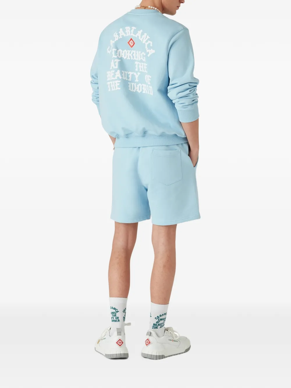 Casablanca The Beauty Of The World sweater Blauw